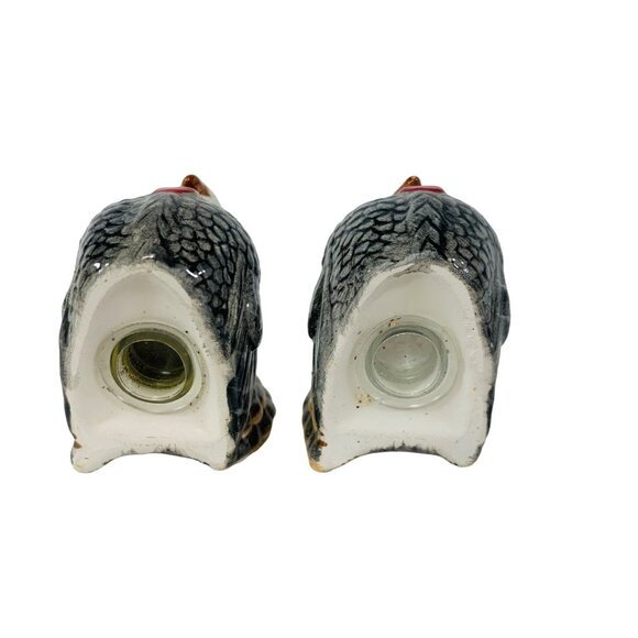 Thanksgiving Turkey Mini Salt Pepper Shakers Ceramic 2" Autumn Harvest Fall Deco - Picture 7 of 9